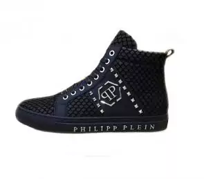 acheter chaud chaussure philipp plein qp logo high black